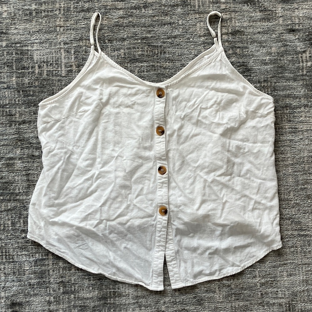 Hayden Ivory Buttoned Camisole
